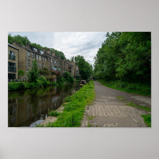 Rochdale Canal, Luddendenfoot Poster (Voorkant)