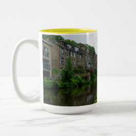 Rochdale Canal, Luddendenfoot Tweekleurige Koffiemok