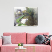 Rochdale Canal Sagar Richards Arch Canvas Afdruk (Insitu (Woonkamer))