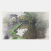 Rochdale Canal Sagar Richards Arch Rechthoekige Sticker (Voorkant)