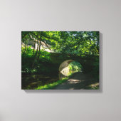 Rochdale Canal, Sowerby Bridge Canvas Afdruk (Voorkant)