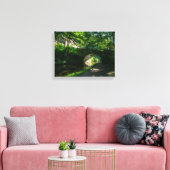 Rochdale Canal, Sowerby Bridge Canvas Afdruk (Insitu (Woonkamer))