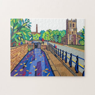 Rochdale Kanaal & Christ Church, Sowerby Bridge Legpuzzel