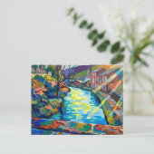 Rochdale Kanaal Sowerby Bridge Briefkaart (Staand voorkant)