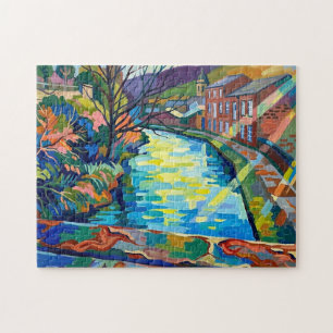 Rochdale Kanaal Sowerby Bridge Legpuzzel