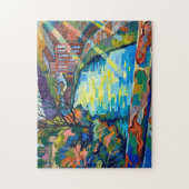 Rochdale Kanaal Sowerby Bridge Legpuzzel (Verticaal)