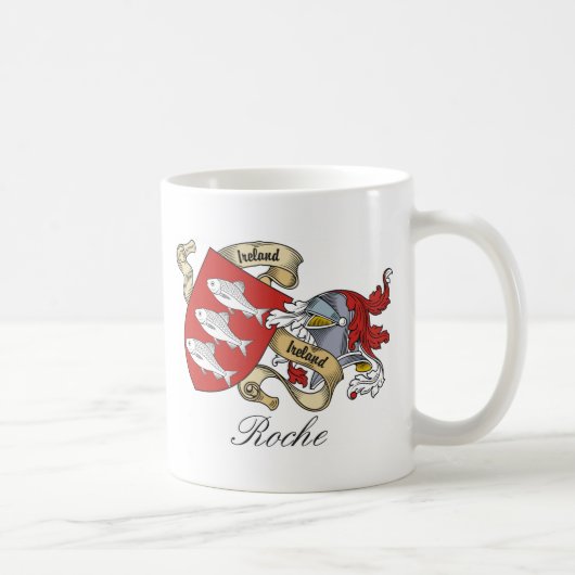 Roche Family Crest Koffiemok (Rechts)