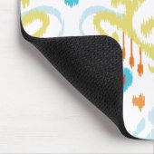 Roche felgeel en blauw stamblad afdrukken muismat (Hoek)