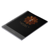 Roche, luxueus  zwart en goud, monogrammen notitieboek (Linkerzijde)