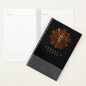 Roche, luxueus  zwart en goud, monogrammen planner (Display)