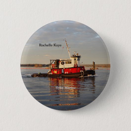 Rochelle Kaye-knop Ronde Button 5,7 Cm (Voorkant)