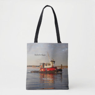 Rochelle Kaye over de canvas tas