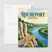 Rocheport Missouri Briefkaart (Voorkant / Achterkant)