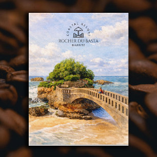 Rocher Du Basta, Kustresort Biarritz Elegant Briefkaart