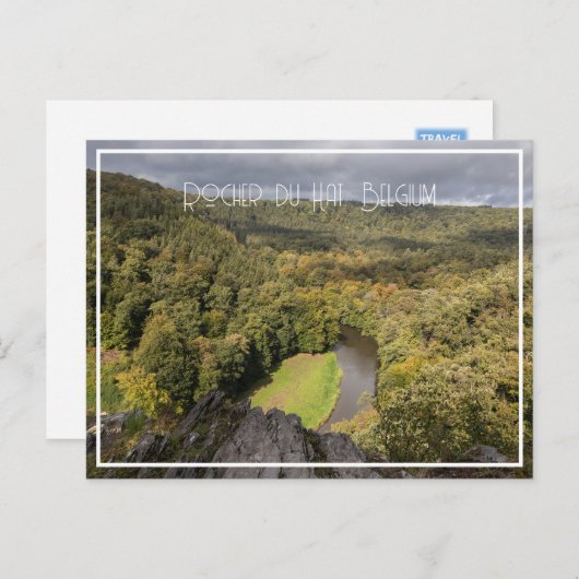 Rocher du Pet Beroemd Uitzicht, België Feestdagenkaart (Voorkant / Achterkant)