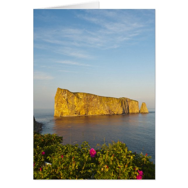 Rocher Perce (Perce Rock), Quebec, Canada. (Voorkant)