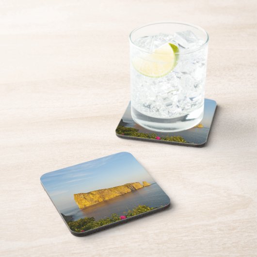 Rocher Perce (Perce Rock), Quebec, Canada. Bier Onderzetter (Rechterzijde)