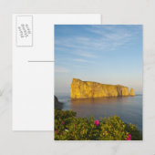 Rocher Perce (Perce Rock), Quebec, Canada. Briefkaart (Voorkant / Achterkant)