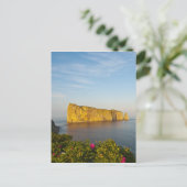 Rocher Perce (Perce Rock), Quebec, Canada. Briefkaart (Staand voorkant)