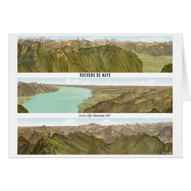 ROCHERS-DE-NAYE Swiss Alps Panorama 360° (Voorkant Horizontaal)
