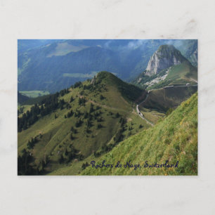 Rochers de Naye, Zwitserland Briefkaart