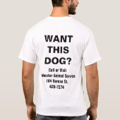 Rochester Animal Services shirt (Achterkant)