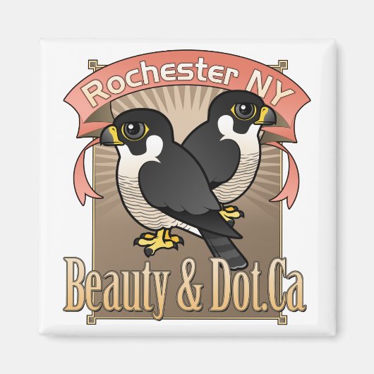 Rochester Beauty & Dot.nl Magneet (Voorkant)