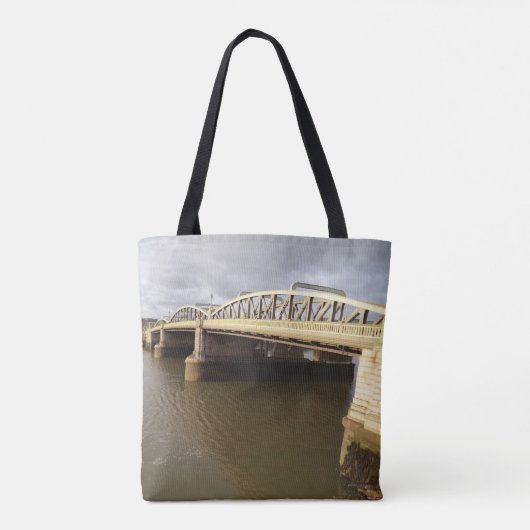 Rochester Bridge Canvas tas (Achterkant)