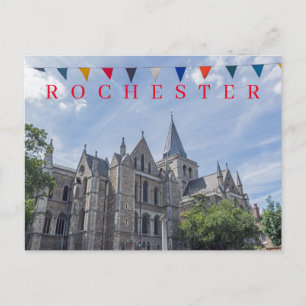 Rochester Cathedral uitzicht briefkaart
