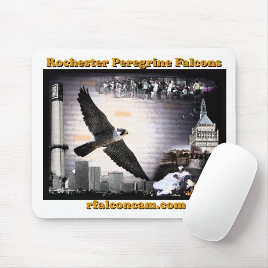 Rochester falcons mousepad muismat (Met muis)