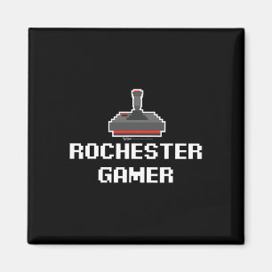 Rochester Gamer 8-bit Stad Magneet