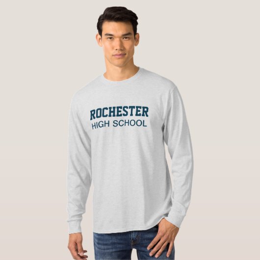 Rochester High School T-shirt (Voorkant volledig)