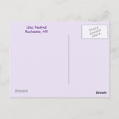 Rochester Lilacs Briefkaart (Achterkant)