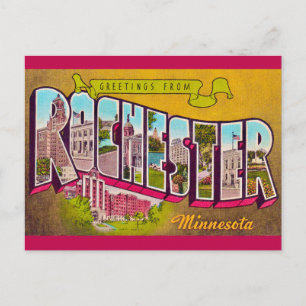 Rochester Minn Retro Ansichtkaart Briefkaart