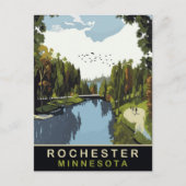 Rochester, Minnesota, Park, Reizen Briefkaart (Voorkant)