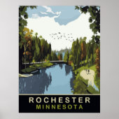 Rochester, Minnesota, Park, Reizen Poster (Voorkant)