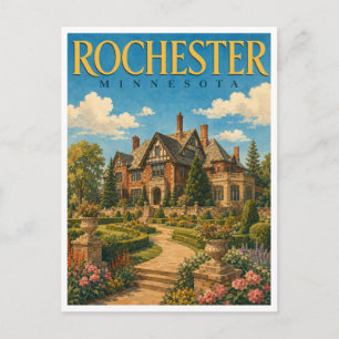 Rochester Minnesota Plummer House GeoSaga Briefkaart