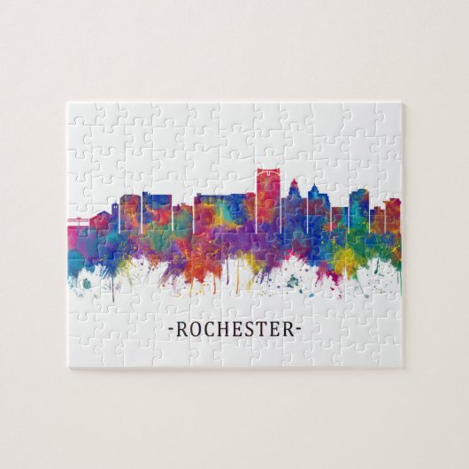 Rochester Minnesota Skyline Legpuzzel (Horizontaal)