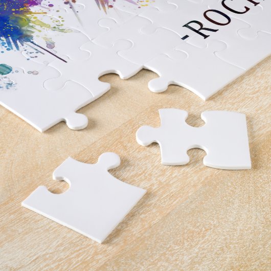 Rochester Minnesota Skyline Legpuzzel (Zijkant)