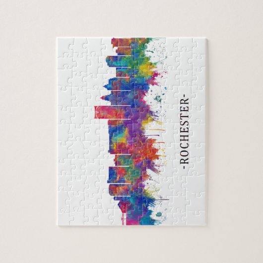 Rochester Minnesota Skyline Legpuzzel (Verticaal)