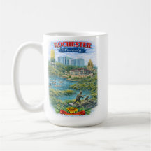 Rochester MN Minnesota Landmarks Koffiemok