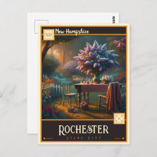Rochester, New Hampshire |  Briefkaart (Voorkant / Achterkant)