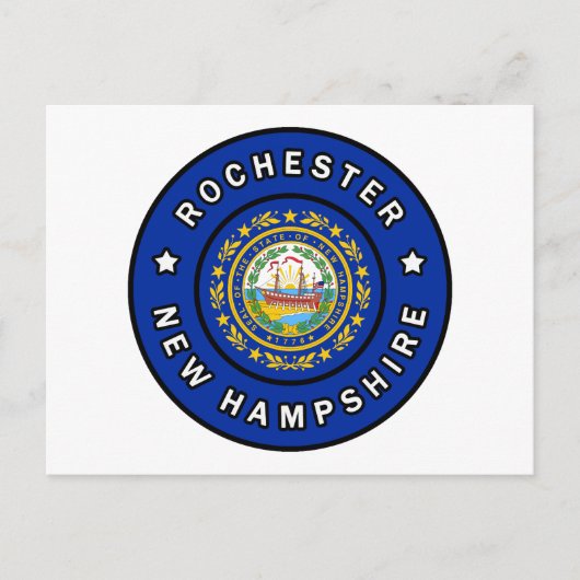 Rochester New Hampshire Briefkaart (Voorkant)