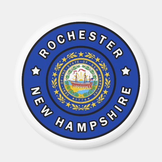 Rochester New Hampshire Magneet (Voorkant)