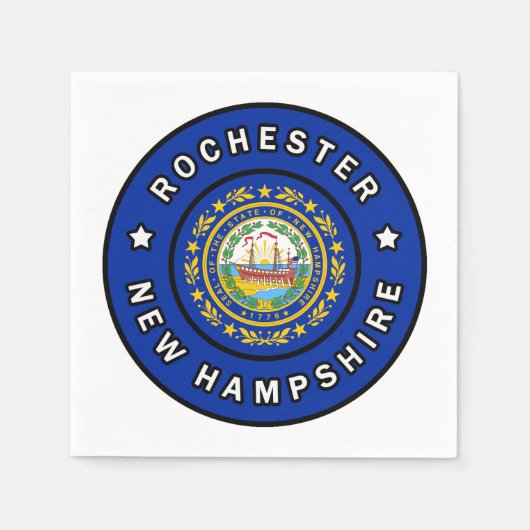 Rochester New Hampshire Servet (Voorkant)