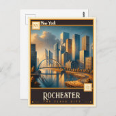 Rochester, New York |  Briefkaart (Voorkant / Achterkant)