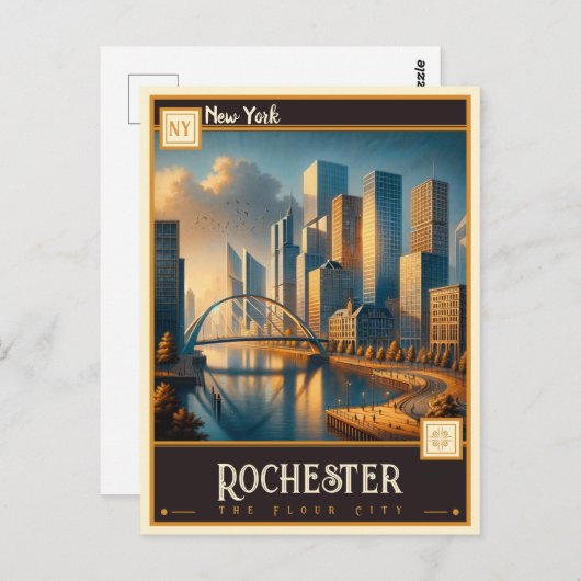 Rochester, New York |  Briefkaart (Voorkant / Achterkant)