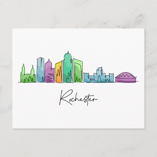 Rochester NEW YORK Briefkaart (Voorkant)