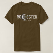 Rochester New York Eclipse Souvenir 8 april 2024 T-shirt (Design voorkant)