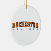 Rochester, New York - Ltrs Keramisch Ornament (Rechts)